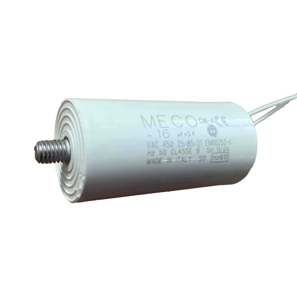 Condensateur MECO 16 µF (Réf : CMI4 1604) – À fil