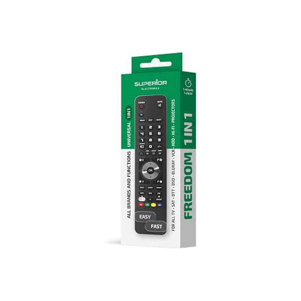 TELECOMMANDE SUPERIOR FREEDOM MICRO USB 1IN1 NOIR (Réf : SUPTUB001)