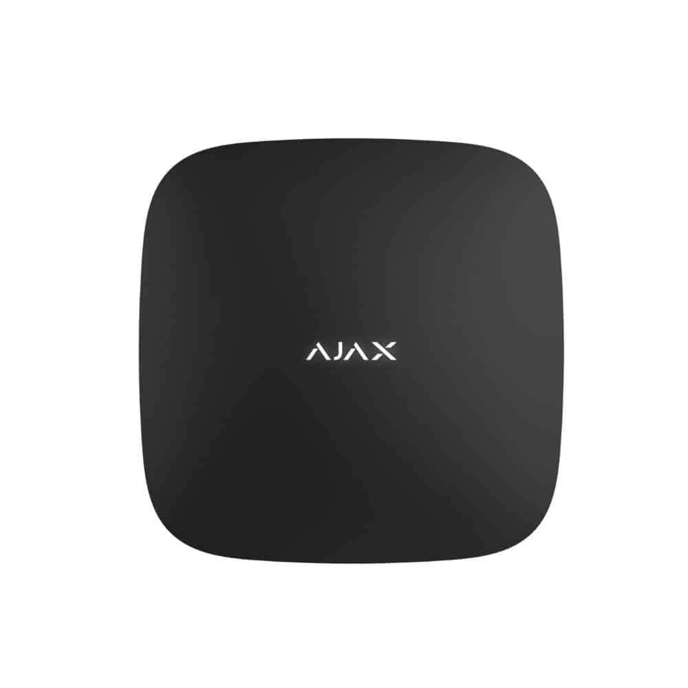 Panneau de contrôle sans fil Wifi AJAX Hub 2 Plus Jeweller – Noir
