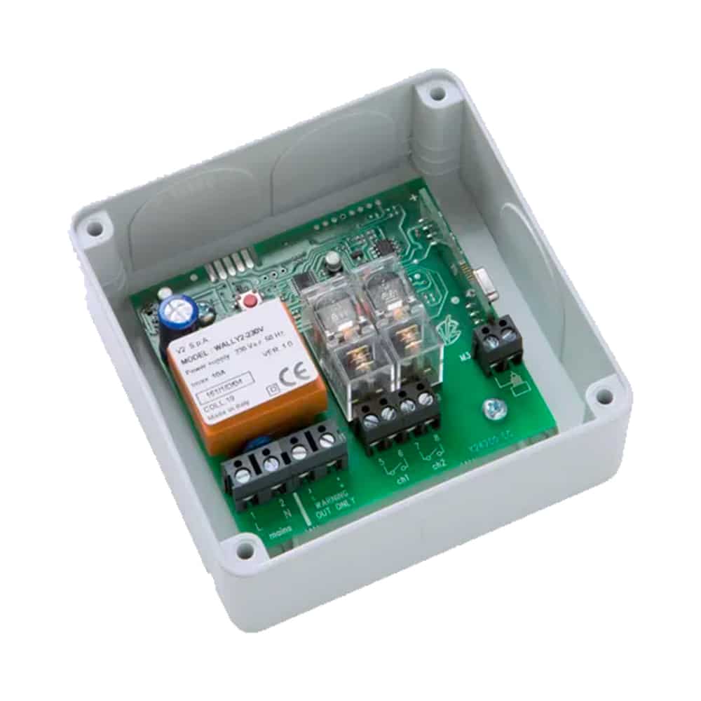 Récepteur radio V2 WALLY2-230 V (11D012) – ref RVB433LU