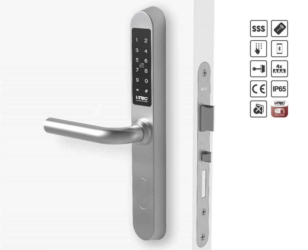 Poignée de porte PROEM PEMICODE V2 (ouverture badge+bluetooth)