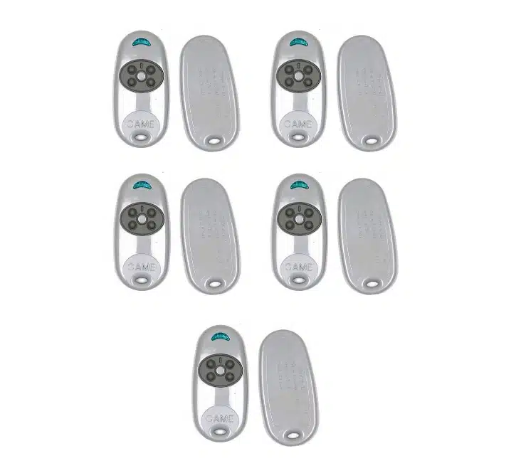 5 Coques émetteurs CAME TOP-434NA (réf : 88006-0064)