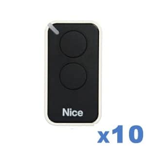 LOT de 10 télécommandes NICE INTI 2B