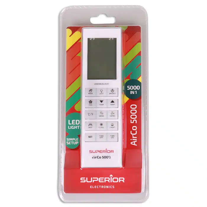 Télécommande de climatisation SUPERIOR AIRCO 5000 en 1