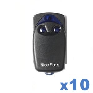 LOT de 10 télécommandes NICE FLO 2R