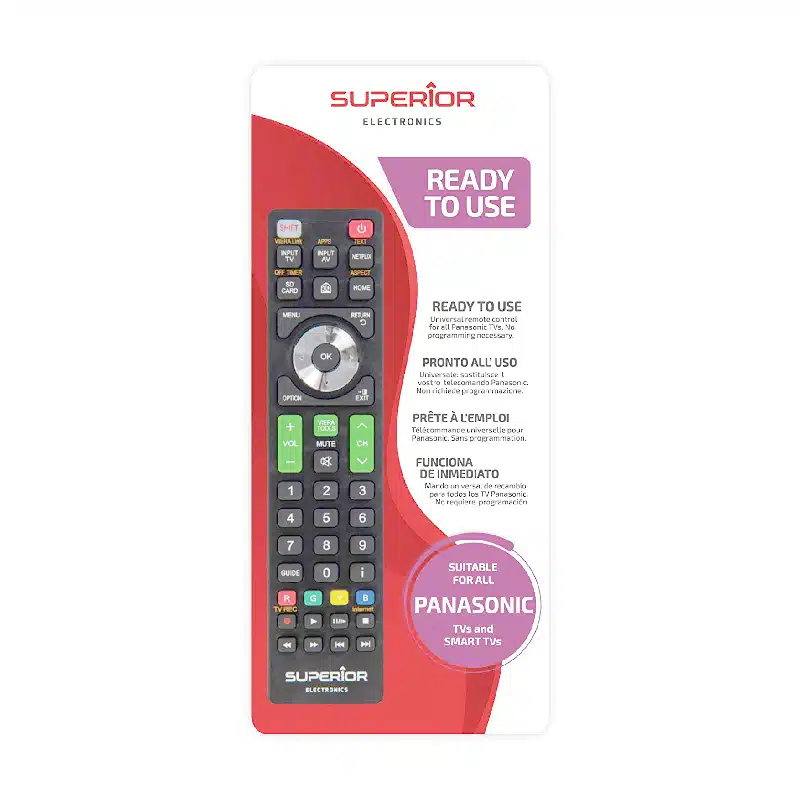 Télécommande universelle PANASONIC SUPERIOR SUPTRB011