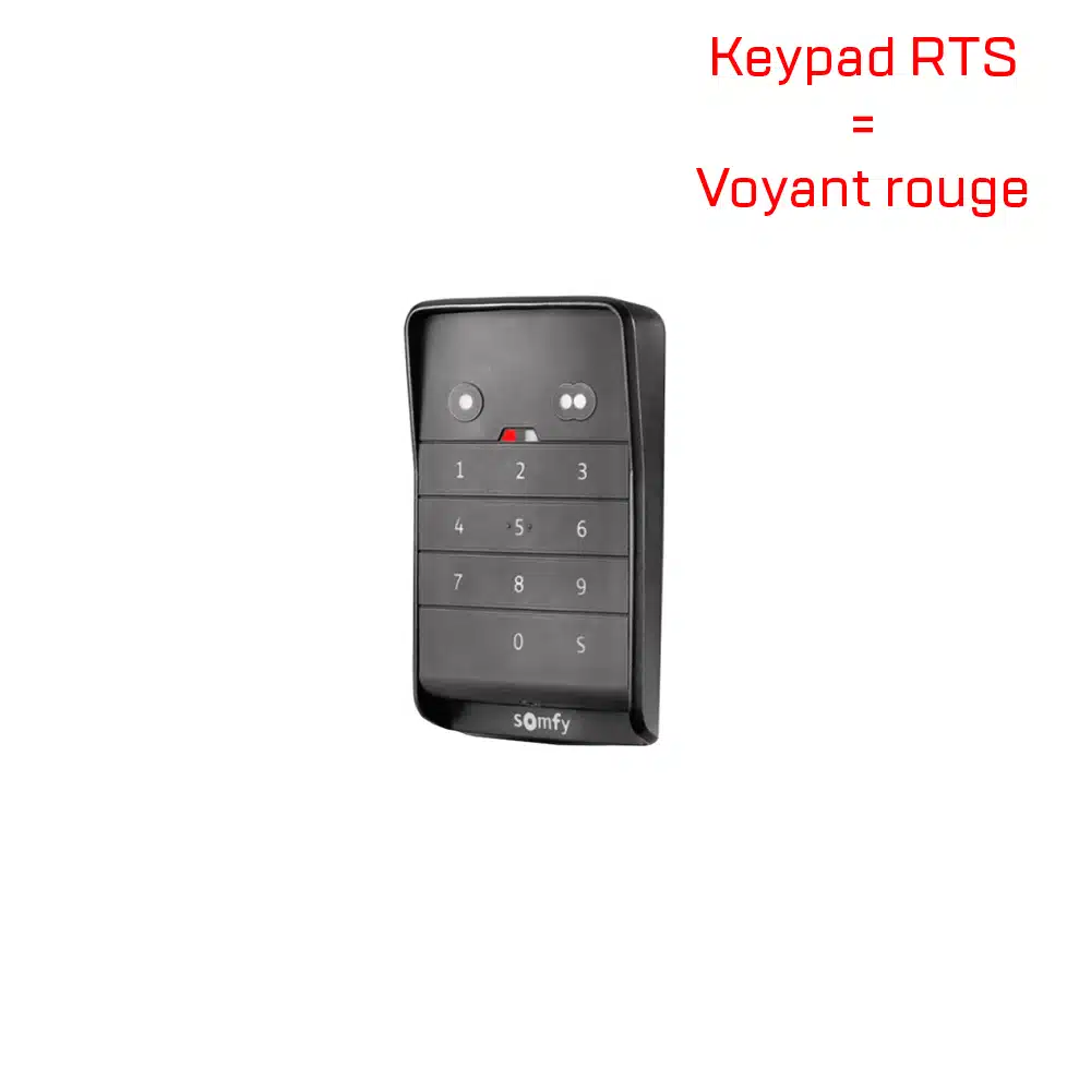 SOMFY Keypad 2 RTS (Réf : 1870917 / 1870916)
