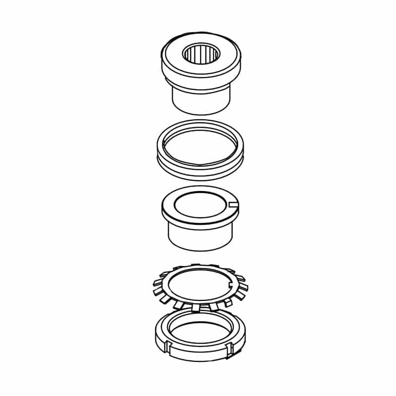 Bague cannelée caisson FAAC 750 (Réf : 63003326)