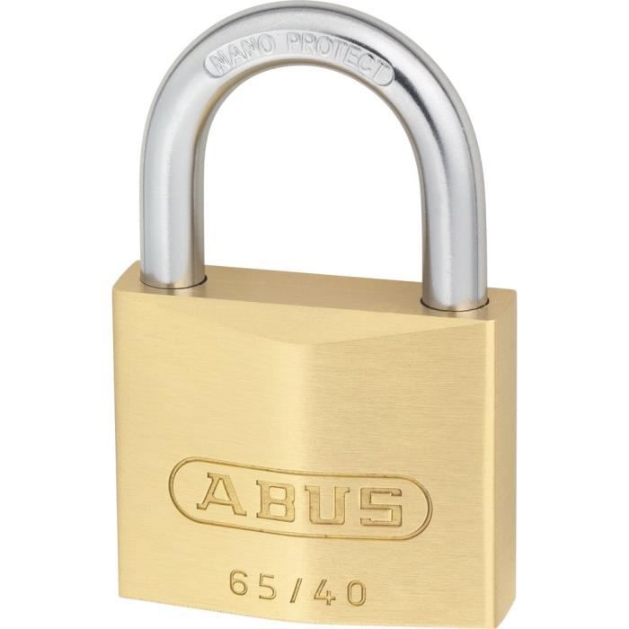 Cadenas en laiton ABUS 65/40 (Réf : 0001134)