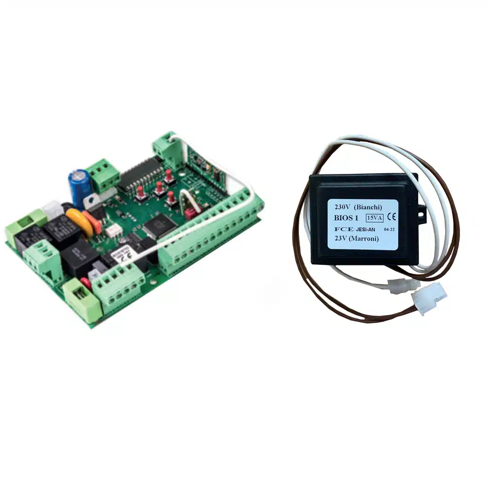 Centrale de commande Allmatic BIOS1 230V (Réf : 12006721) + Transformateur