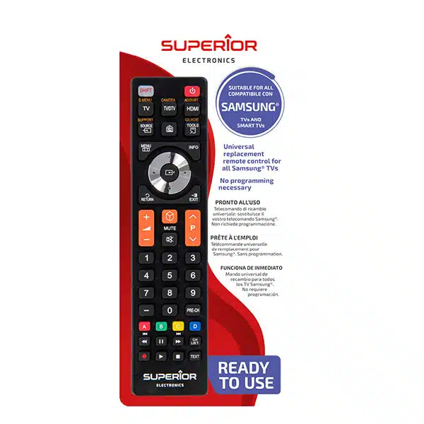 Télécommande universelle SAMSUNG SUPERIOR SUPTRB008