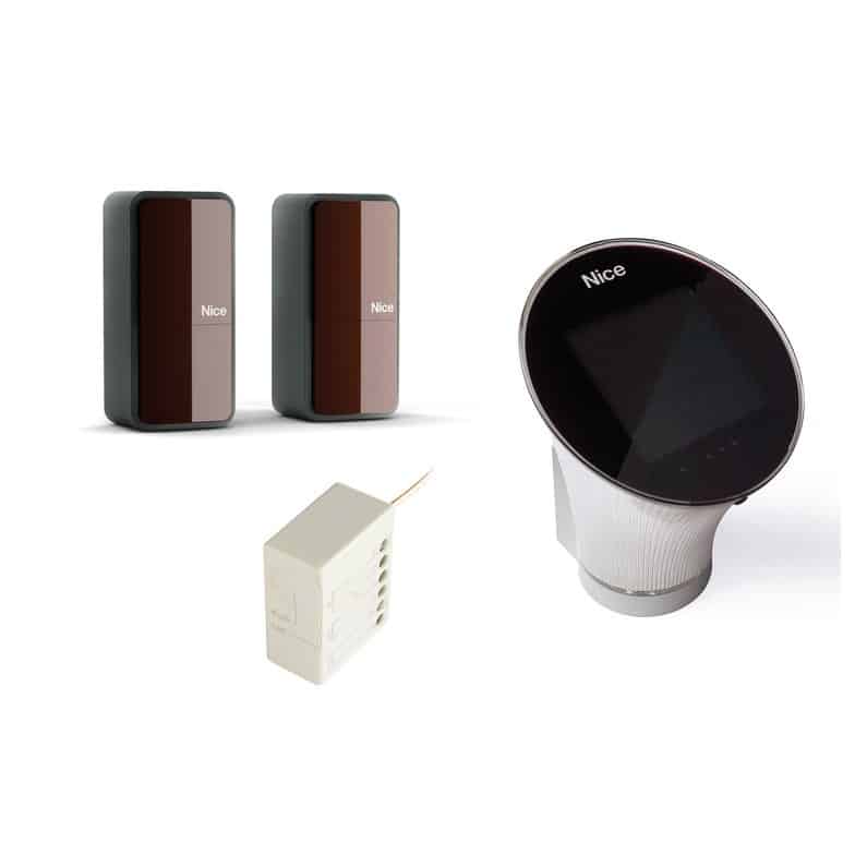Kit sans fil de photocellules NICE HOME (feu et interface)