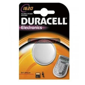 Pile DURACELL CR1620 3V