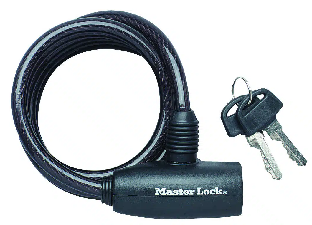 Câble antivol à clé MASTER LOCK (Réf : 8126EURDPRO)
