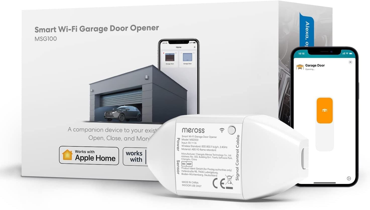Ouvre-porte de garage MEROSS MSG100HK-EU