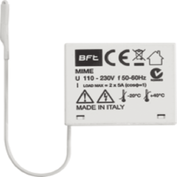 Récepteur BFT MIME AC 433MH Z miniaturisé 2 canaux