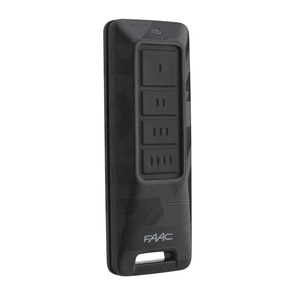 Télécommande Portail FAAC XT4 FDS Noir (Réf : 787018)