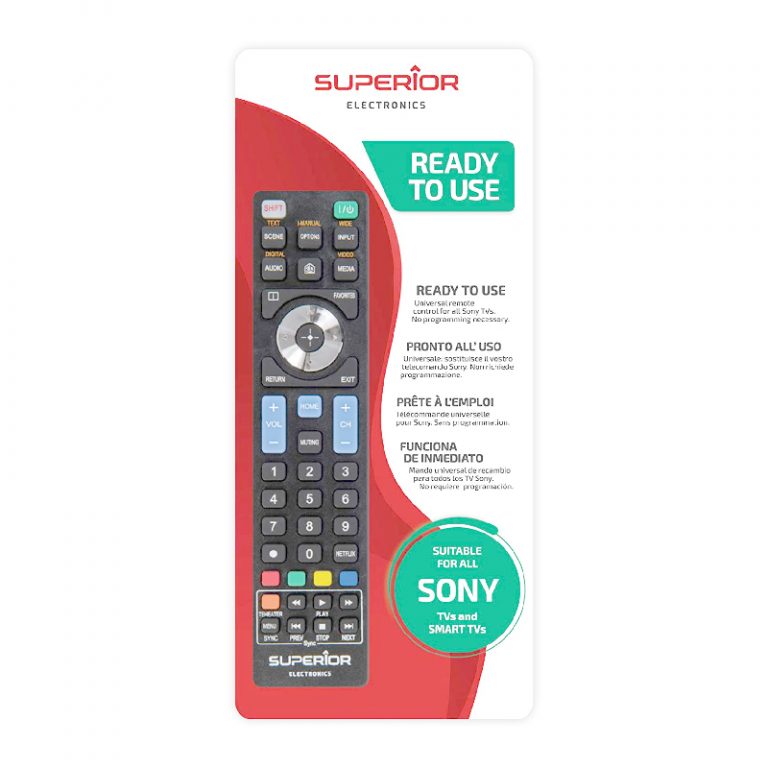 Télécommande universelle Superior compatible SONY (SUPTRB009)