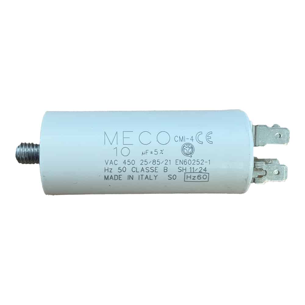 Condensateur MECO 10 µF (Réf : CMI4 1004) – À cosses