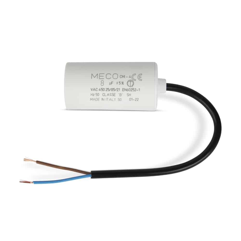 Condensateur MECO 8 µF (Réf : CMI4 804) – À fil