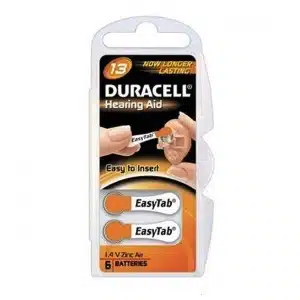6 Piles Auditive DURACELL 13 – PR48