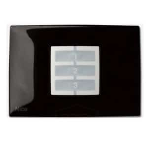 NICE Support mural rectangulaire Noir WRB pour NICE Way