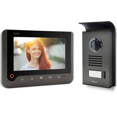 Visiophone Extel Nova couleur 2 fils Noir 720287