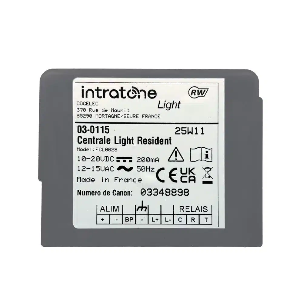 Centrale de gestion INTRATONE LIGHT Résident (Réf : 03-0115)