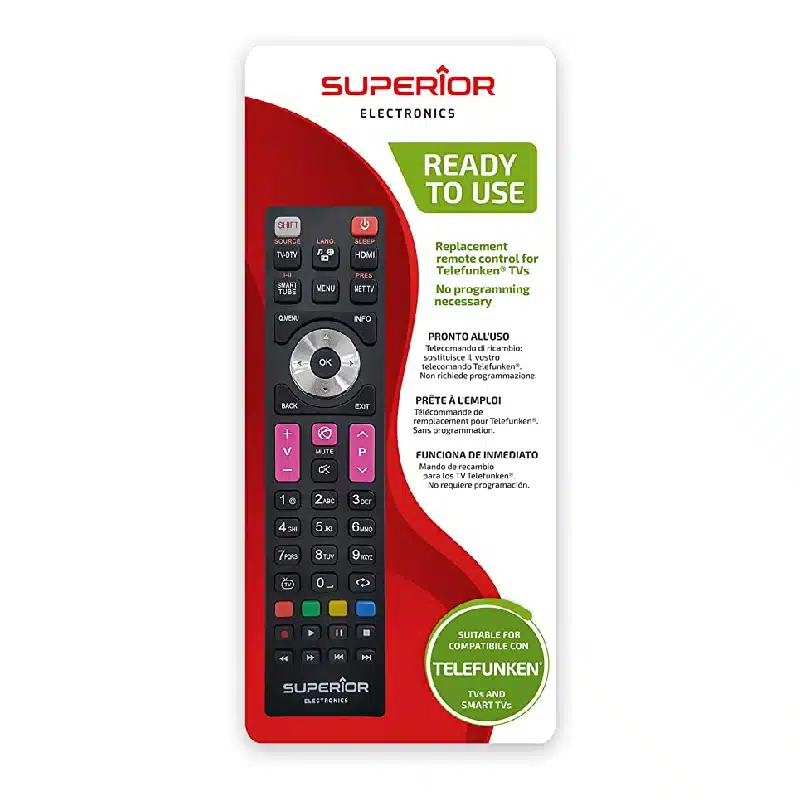 Télécommande universelle TELEFUNKEN SUPERIOR SUPTRB016