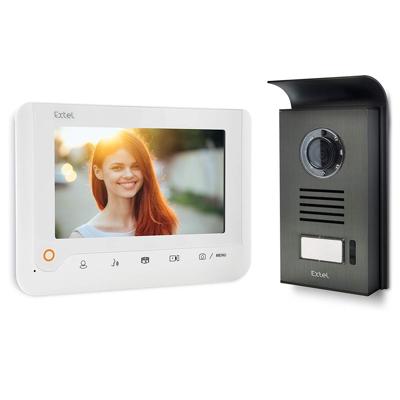 Visiophone Extel Nova couleur 2 fils Blanc 720288