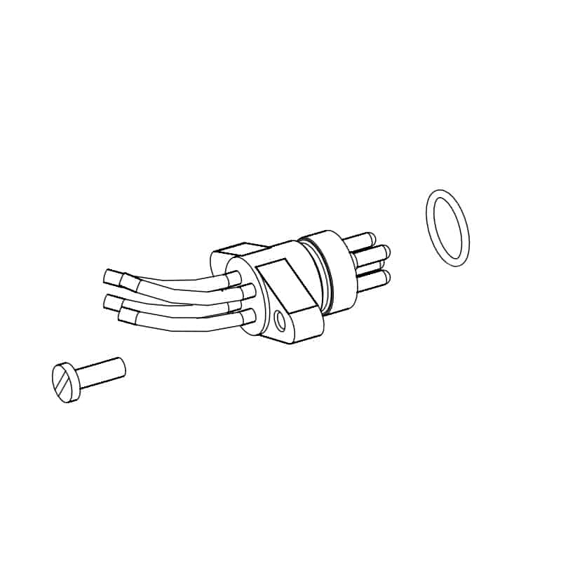 Ensemble arrière de connexion FAAC (Réf : 417010)