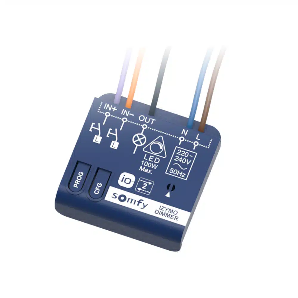 Micro-récepteur d’éclairage avec variation SOMFY IZYMO (Réf : 1822663)